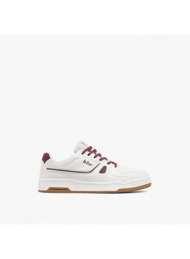 Men's Panelled Lace-Up Sneakers