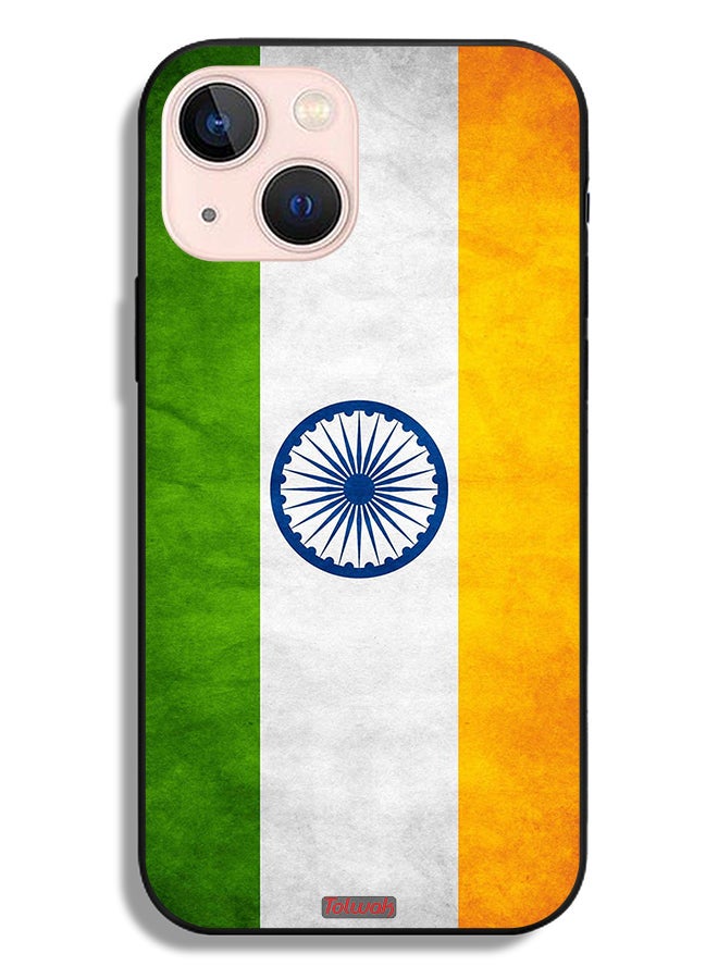 Tolwak Apple iPhone 13 mini Protective Case Luminous Indian Flag - Image 2