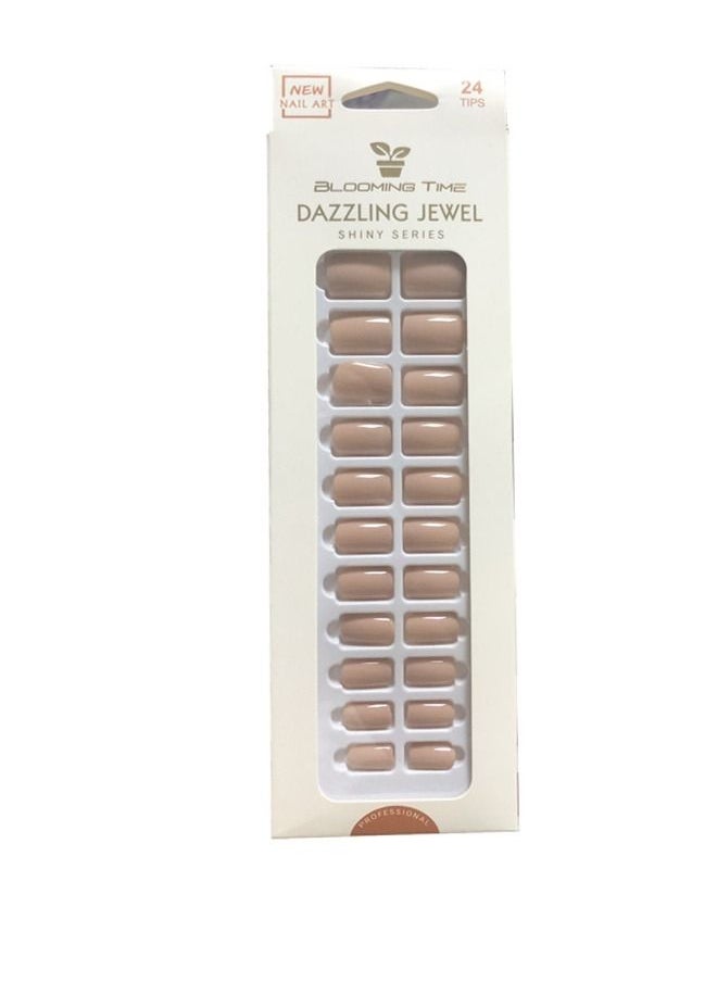BLOOMING TIME Fake Removable Artificial Nail Tips Full Cover  - Image 1