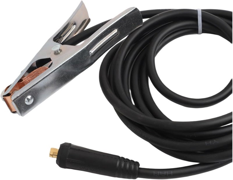 Ground Wire Clamp 300A Welder, Heavy Duty Earth Cable Connector with 10mm2 Cable MIG TIG Welding Machine, 2M(4 meters) - Image 1