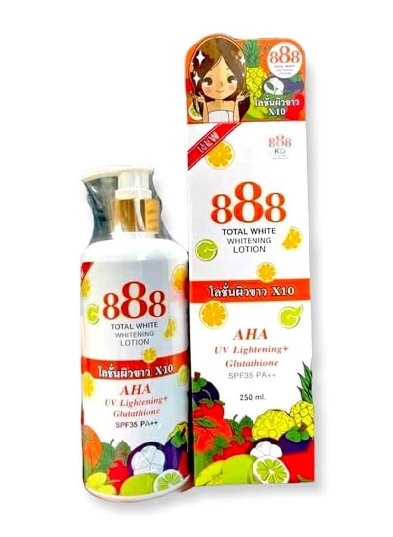 888 TOTAL WHITE 888 لوشن تبييض أبيض كلي 250 مل - Image 1