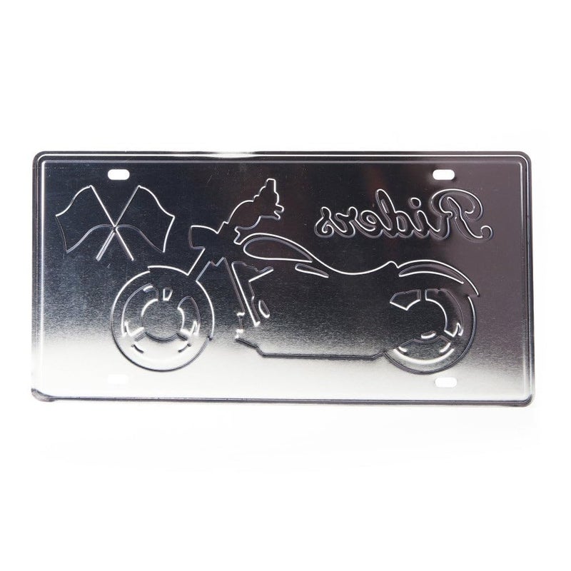 Eazywagon Riders US 66 Multipurpose Metal Signs - License Wall Plate, Decorative Car Tag - Ideal for Cafe, Restaurant, Shop, Home, Hotel, Club, Office, Living Area - Image 3