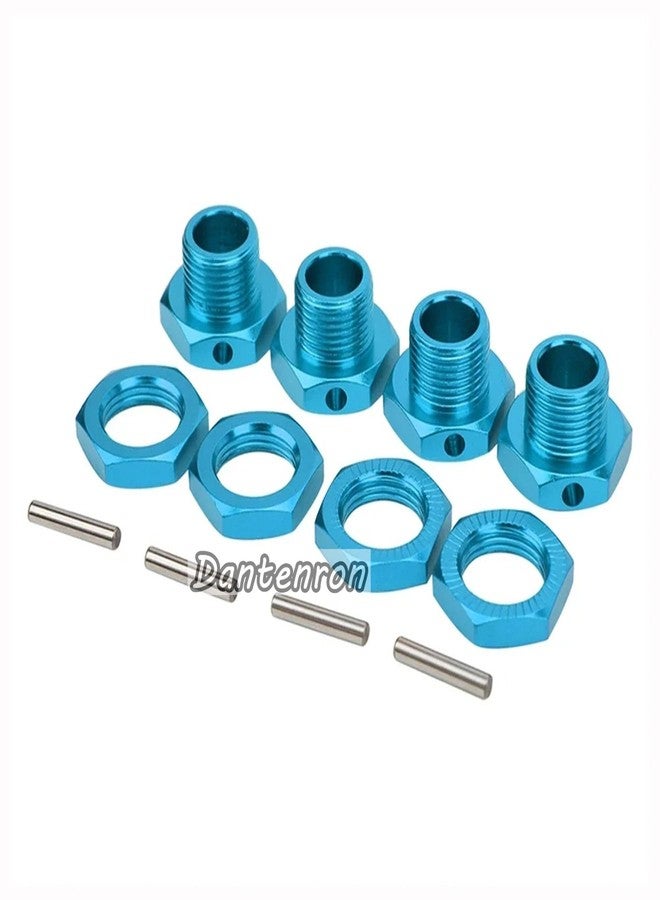 Dantenron RC Aluminum 17mm Wheel Hex Nuts with Wheel Hub Wrench Repair Tool Set Upgrades Part for 1/8 RC Cars Trucks Off Road Buggy Arrma Typhon Kraton 6S 3S Traxxas E-Maxx E-Revo Mojave (Blue) - Image 5
