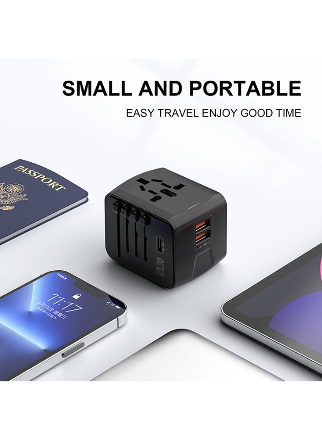 Multi-Function Travel Charger  Plug Adapter - 199 Power Adapter with PD 20W and QC3.0 Technology - Image 5