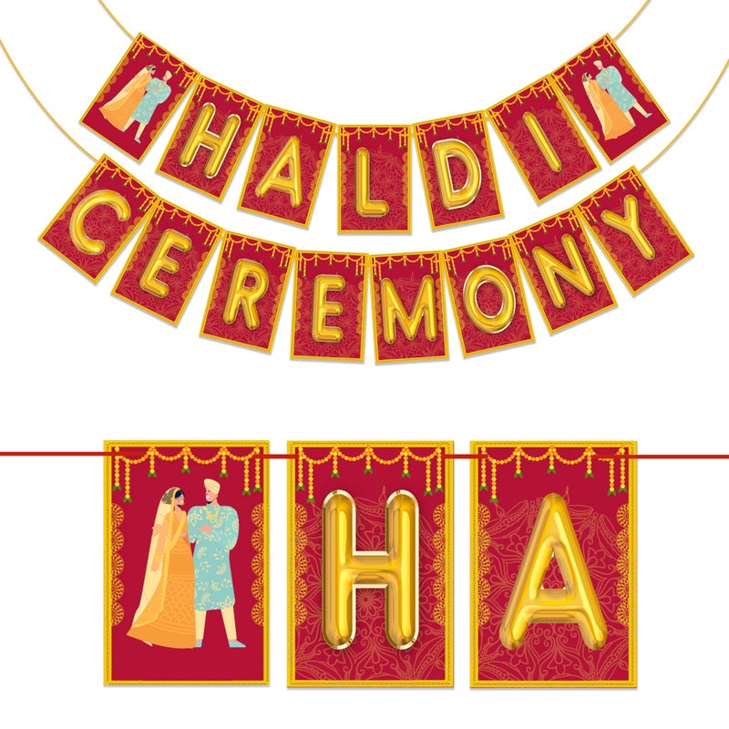 Wobbox Haldi Ceremony Decorations Items, Haldi Decoration Items, Haldi Mehandi Decoration Items, Haldi,Wedding,Mehandi Paper Decoration Items -FP3835 - Image 4