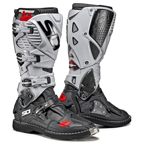 Sidi Crossfire 3 TA Offroad Boots (9.5/43, Black/Ash) - Image 2