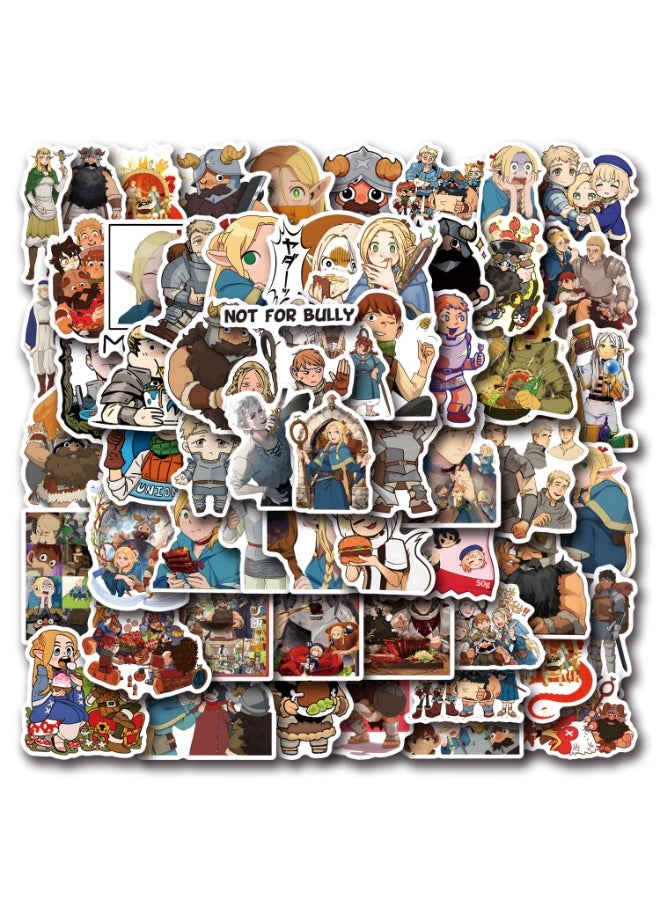NIBEMINENT 55 Pcs Delicious In Dungeon Deco Kit Waterproof Stickers, High Definition Printing Bright Colors, Suitable for Laptop Skateboard Luggage Water Bottle Guitar DIY  - Image 2