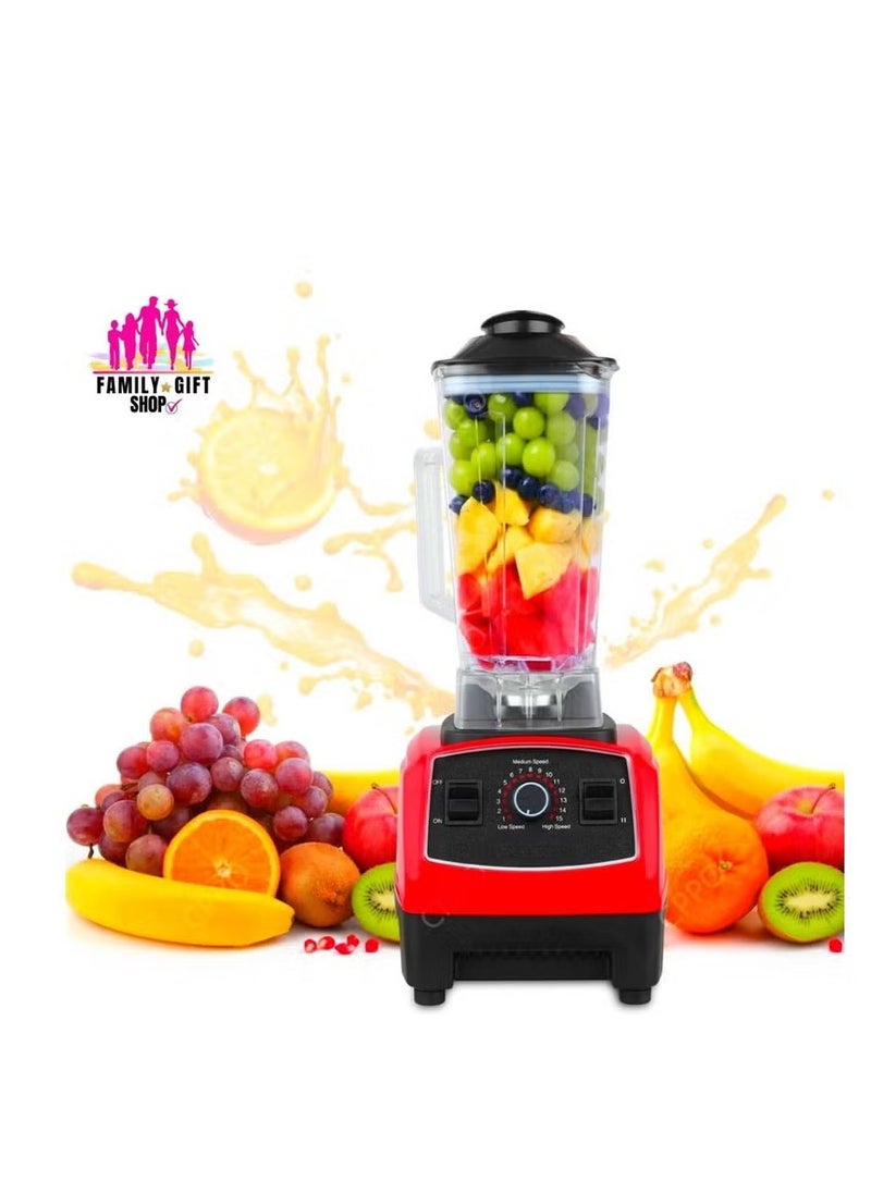 SILVER CREST 2.5L 4500W BPA Free Heavy Duty Blender Mixer Electric High Speed Juicer Food Processor Ice Smoothies Crusher Blander