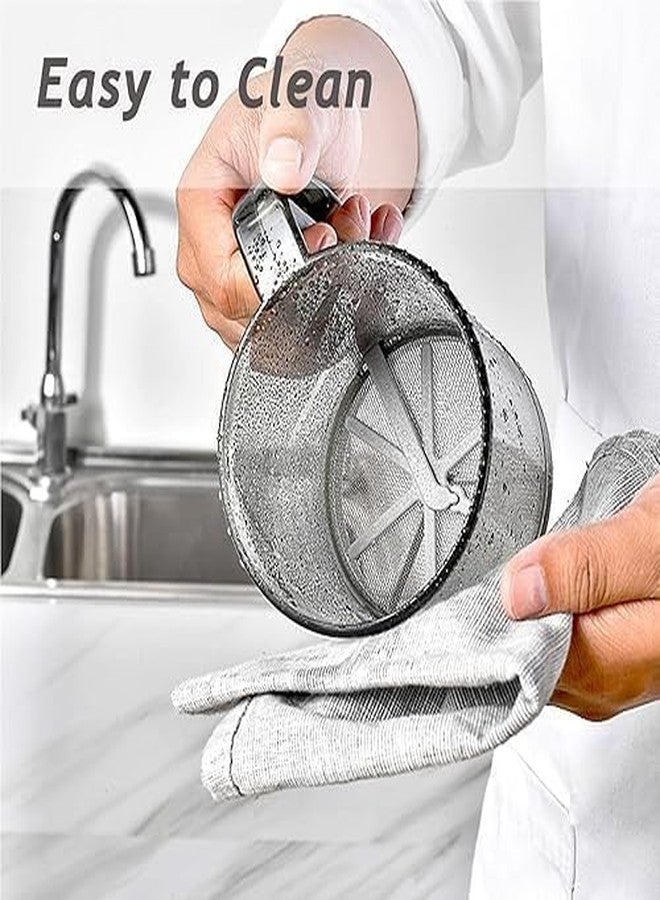 Jaimin Creation 1 Pc's Flour Sifter Heavy Plastic Hand Press Atta Chhani – Fine Mesh Baking Sieve Cup for Flour, Sugar, Cocoa & Powder | Easy Clean Kitchen Baking Tool for Home & Bakery - Image 4