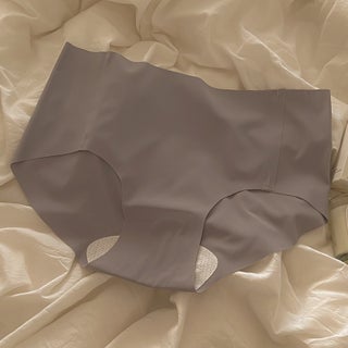Summer Thin Invisible Naked Womens Underwear Simple Solid Color Seamless Ice Silk Mid-Waist Cotton Crotch Comfortable Briefs Gray purple - pzsku/ZD170C5964F851373C760Z/45/1746225091/901f01f7-87e3-4347-a1fa-80314ae8a382