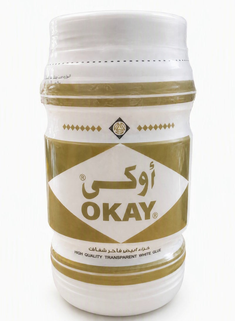 أوكي غراء أبيض فاخر شفاف لاصق قوي شفاف 900 جرام - Image 1