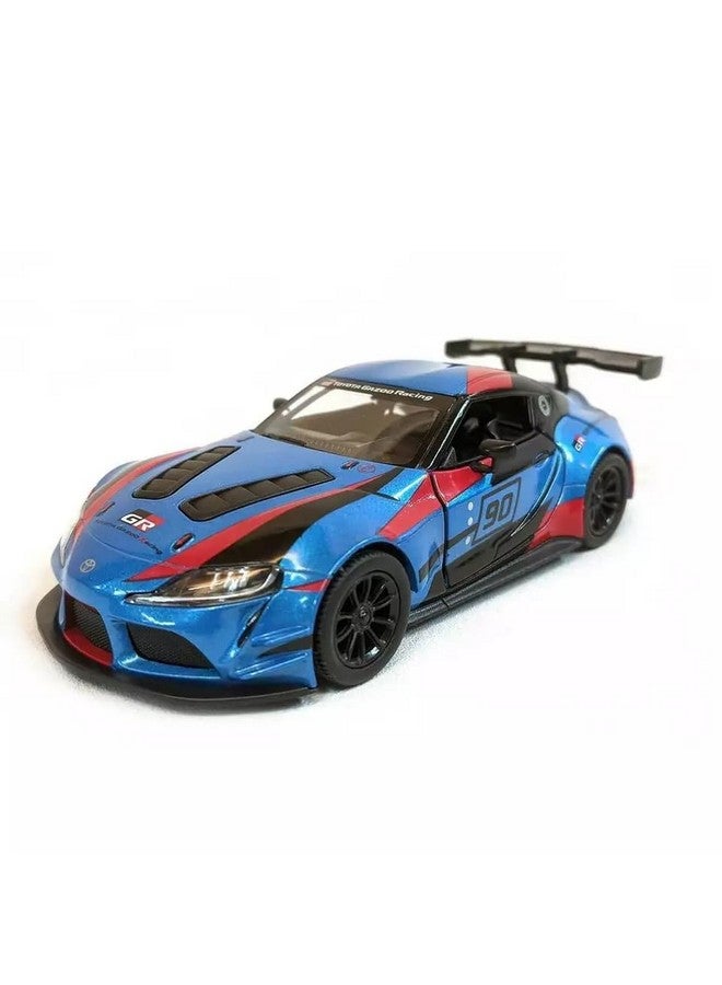ماياترا نموذج سيارة رياضية مصبوبة بمقياس 1:36 من إنتاج شركة ماياترا من طراز كينسمارت تويوتا جي آر سوبر ريسينج كونسبت ليفيري إيديشن - قابلة للتجميع (أزرق) - Image 1
