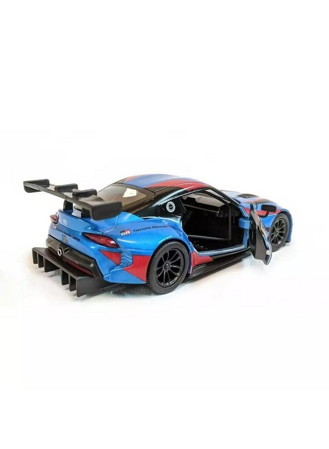 ماياترا نموذج سيارة رياضية مصبوبة بمقياس 1:36 من إنتاج شركة ماياترا من طراز كينسمارت تويوتا جي آر سوبر ريسينج كونسبت ليفيري إيديشن - قابلة للتجميع (أزرق) - Image 3