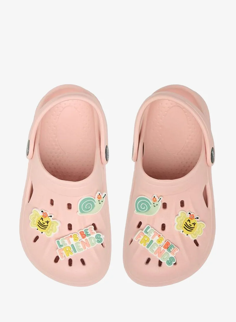 أكوا Girls Jibbitz Charm Clogs