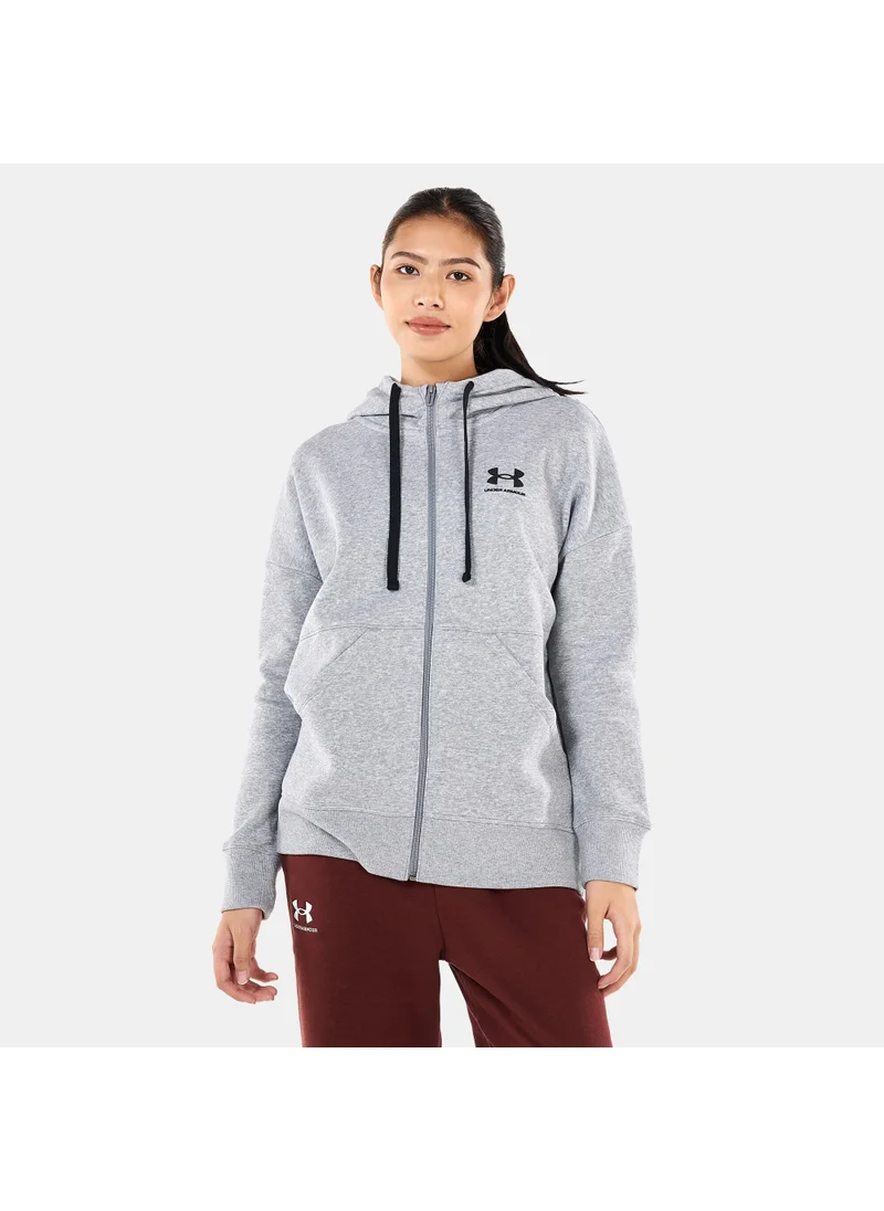 اندر ارمور Women's Rival Fleece Full-Zip Hoodie