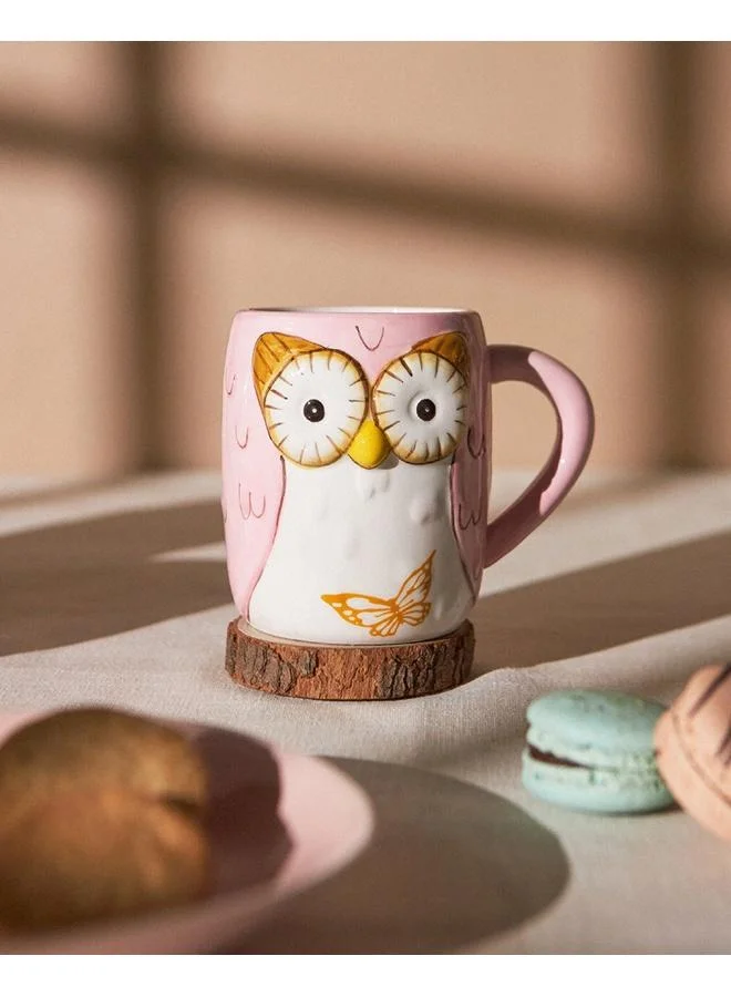 Chumbak Owl-some Coffee Mug - Pink