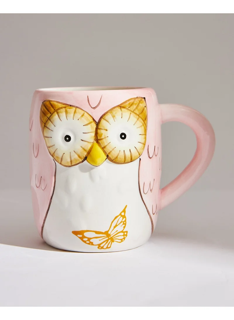 Chumbak Owl-some Coffee Mug - Pink