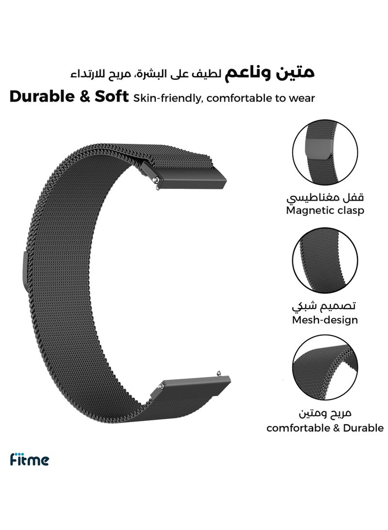 فيت مي سوار تبديل ستاينلس ستيل لساعات كيسلكت كي اس / كي ار برو (22 مم) - Image 2