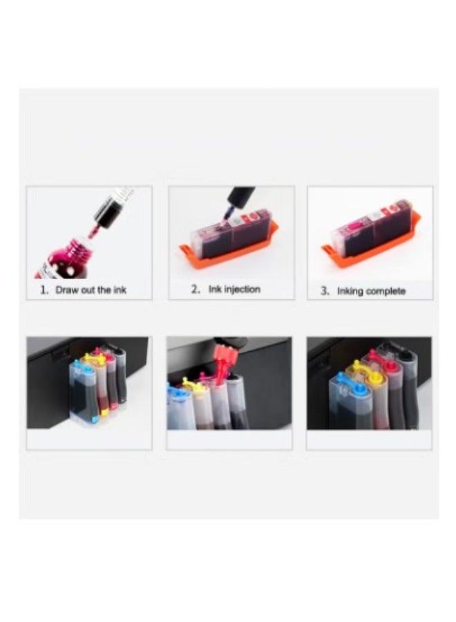 Terabyte 103 Ink Bottle 103 Ink C13T00S64A for L1200 Series L1210 L1250 L3100 Series L3110 L3111 L3116 L3150 L3151 (1 x 103 Cyan, 70 ml) - Image 3