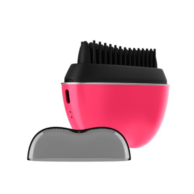 Heated Hair Brush, Ceramic Ionic Smoothing Technology, Rechargeable Cordless electric hair brush, ionic smoothing for frizz control, rechargeable battery for touch-ups at home and on the go - Image 1