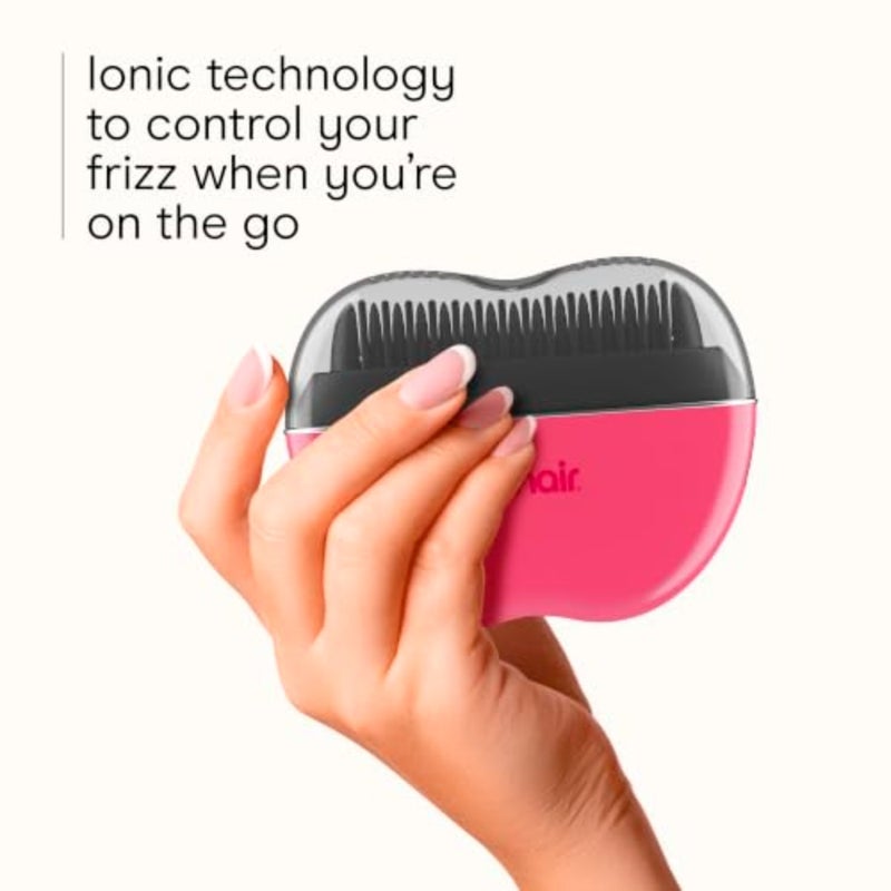 Heated Hair Brush, Ceramic Ionic Smoothing Technology, Rechargeable Cordless electric hair brush, ionic smoothing for frizz control, rechargeable battery for touch-ups at home and on the go - Image 3