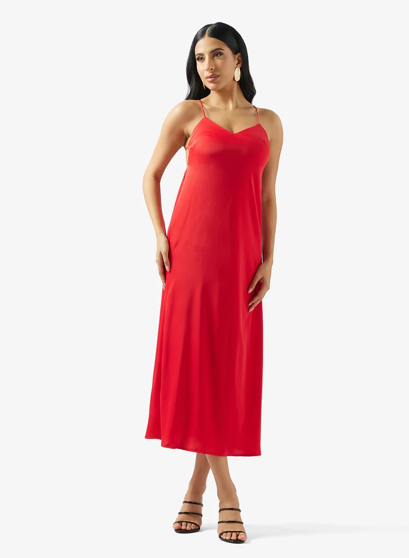 جولدن ابل طقم فستان قطعتين بطبعة زهور