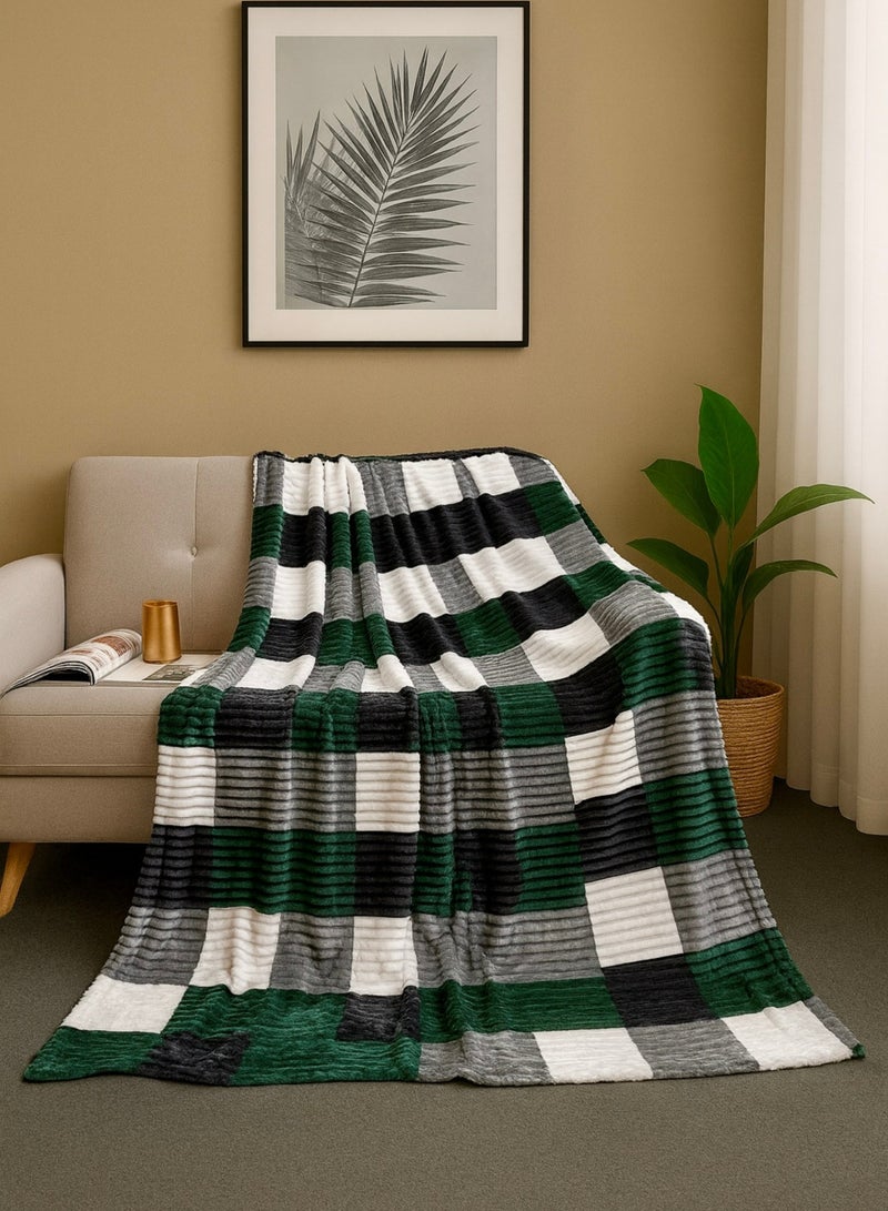 STARLIFE Lightweight blanket 250 GSM Cozy Harmony Multicolor Blanket 160*220cm Ultra Soft blanket useful to all season for Bed & Sofa - Image 1