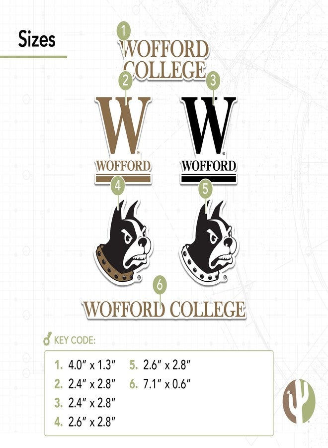 Desert Cactus Wofford College Sticker Terriers Sticker Vinyl Decals Laptop Water Bottle Car Scrapbook T2 (Type 2) - Image 3