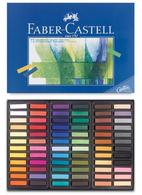 Set Of 72 Studio Mini Soft Pastels Colour