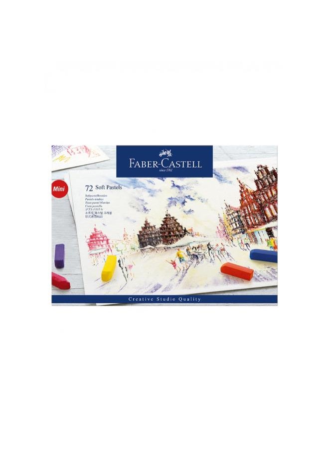 Set Of 72 Studio Mini Soft Pastels Colour