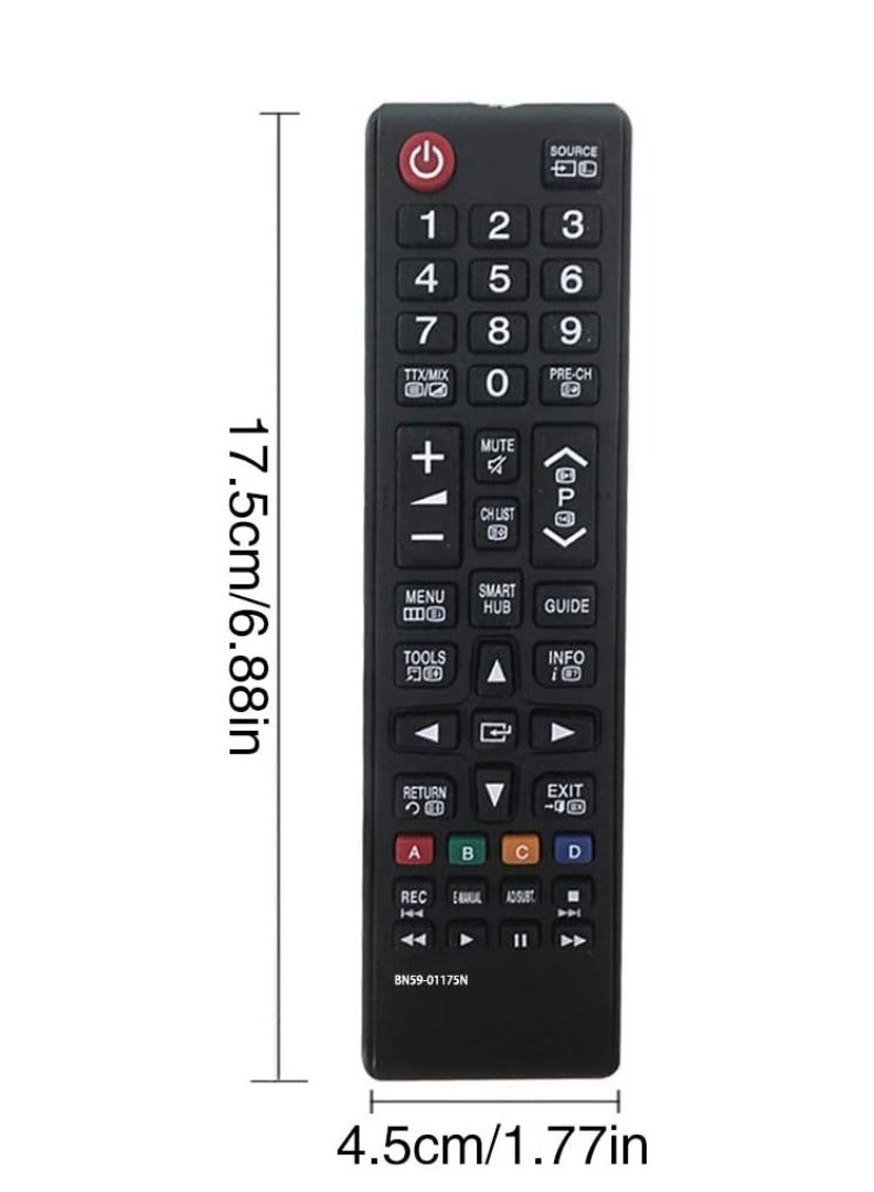 PopZa Replacement Universal Remote Control for Samsung TV - Compatible with Various Samsung Smart and Ultra HD TVs - Includes Battery - Image 3