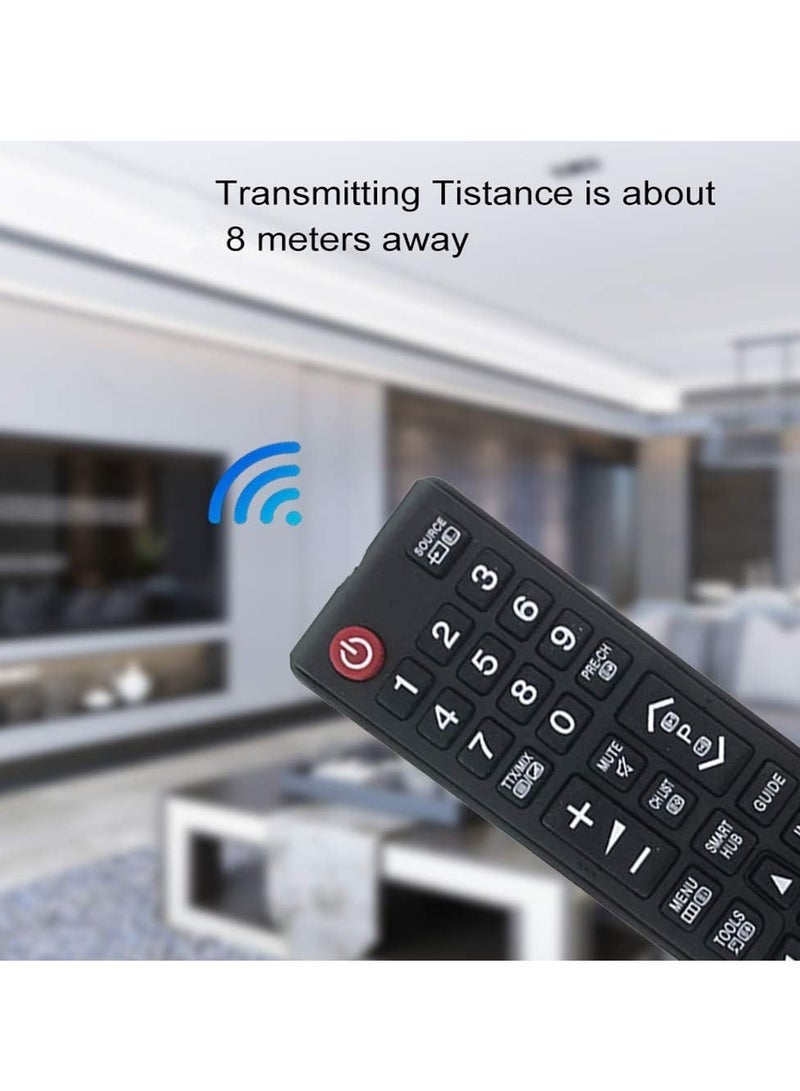 PopZa Replacement Universal Remote Control for Samsung TV - Compatible with Various Samsung Smart and Ultra HD TVs - Includes Battery - Image 5