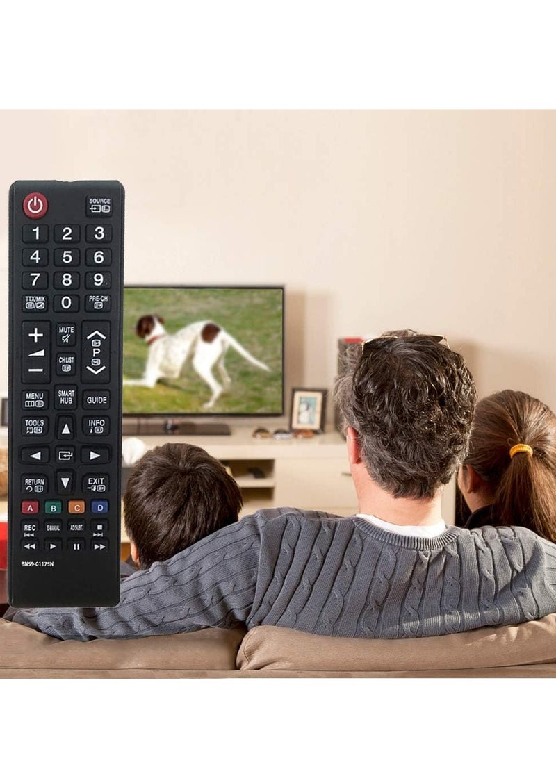 PopZa Replacement Universal Remote Control for Samsung TV - Compatible with Various Samsung Smart and Ultra HD TVs - Includes Battery - Image 4