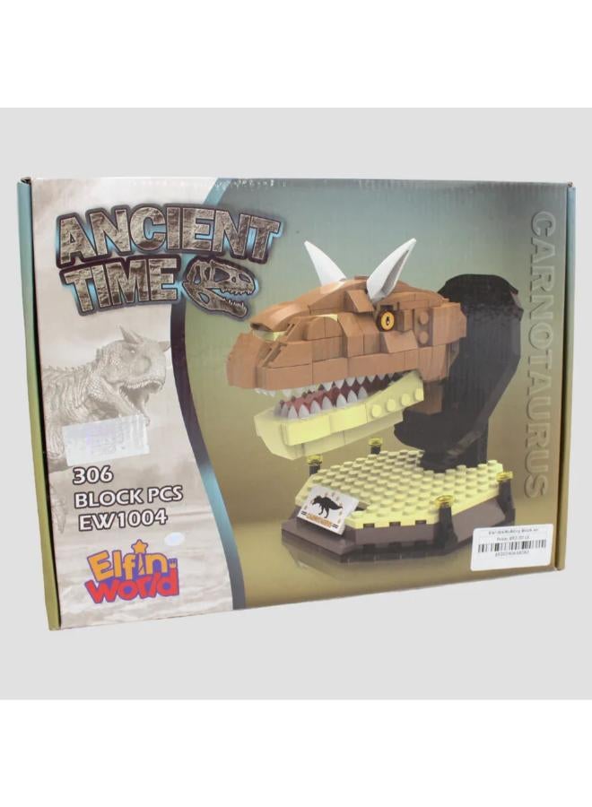 Jurassic Dinosaur Carnotaurus Building Blocks - 306 Pcs - Image 2