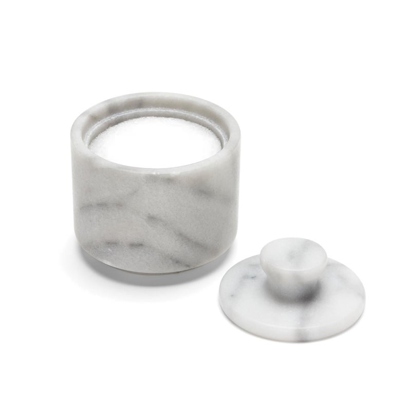 Fox Run Marble Salt Cellar, White 3" x 3" - Image 1