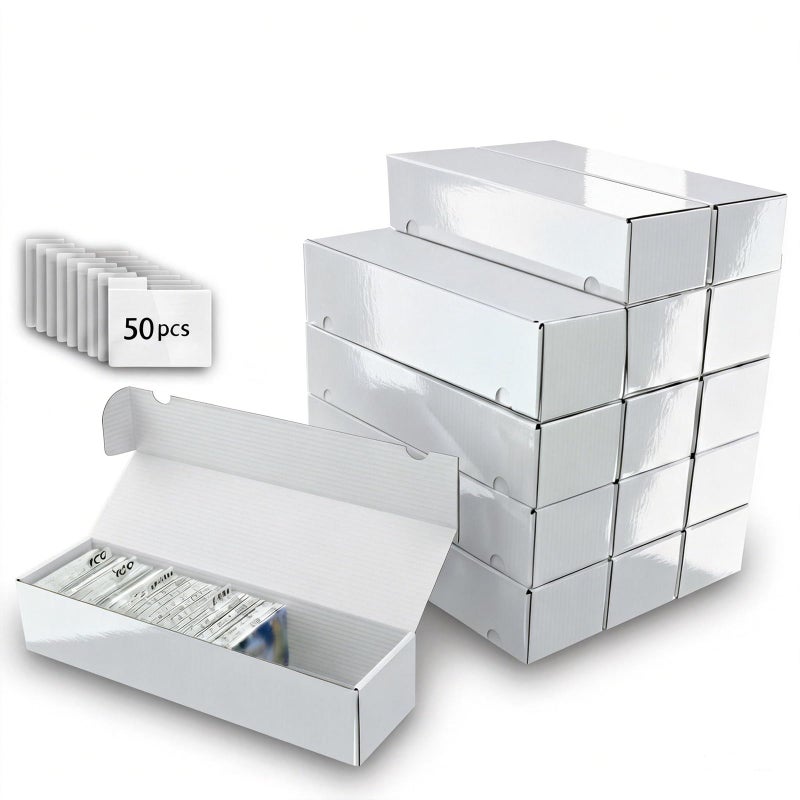 XRACV Collectible Trading Cards Storage Box, Card Storage Box with Trading Card Dividers, Collectible Trading Cards (15-Pack) - Image 1