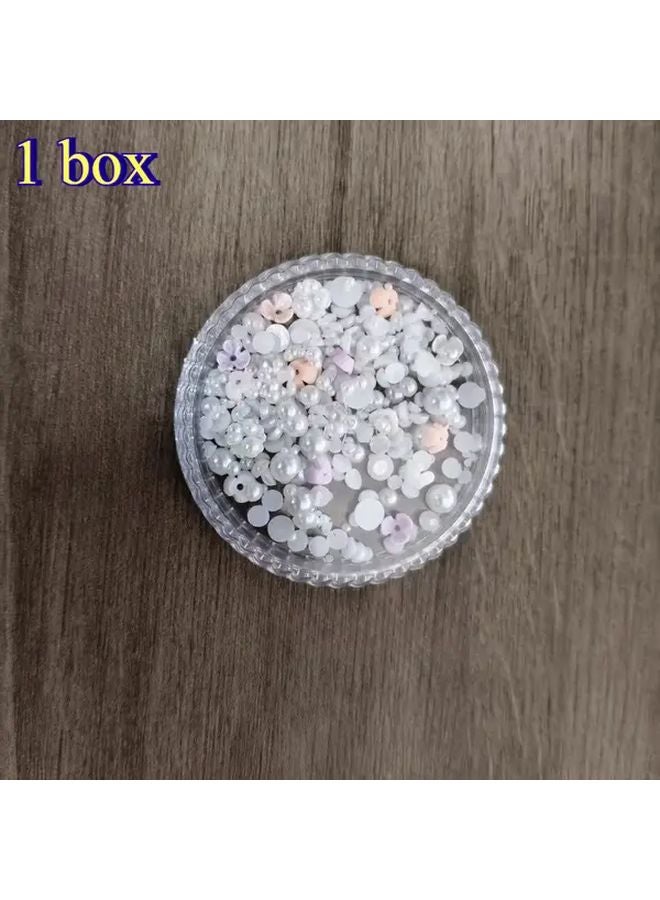 1 Box Butterfly Face Stickers Glossy Temporary Adhesive Decals For Wedding Party - Image 1