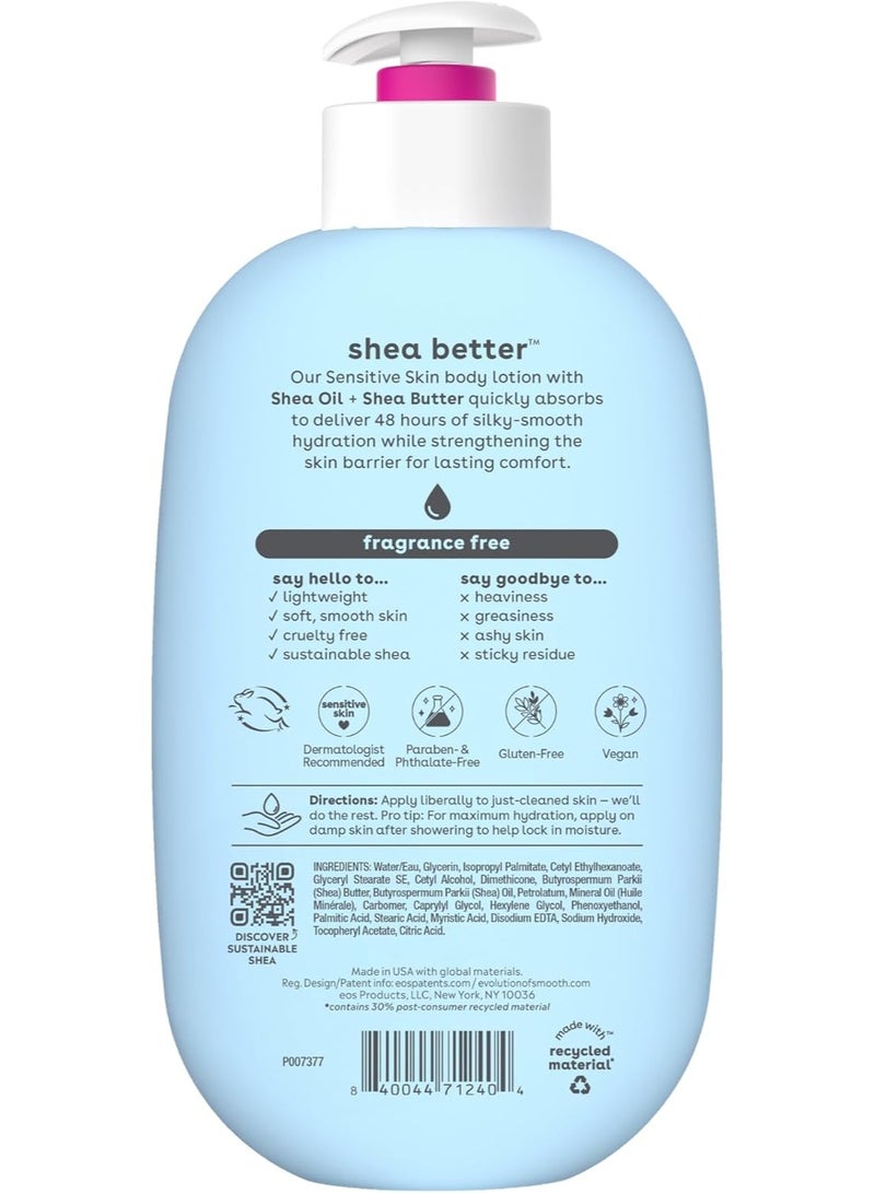 eos Shea Better Body Lotion- Fragrance Free, 24-Hour Hydration Skin Care, 473ml - Image 5