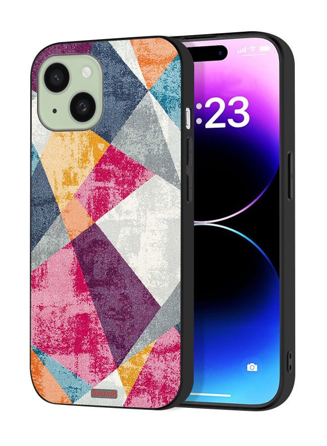 Tolwak Apple iPhone 15 Protective Case Cover Paint Pattern - Image 1
