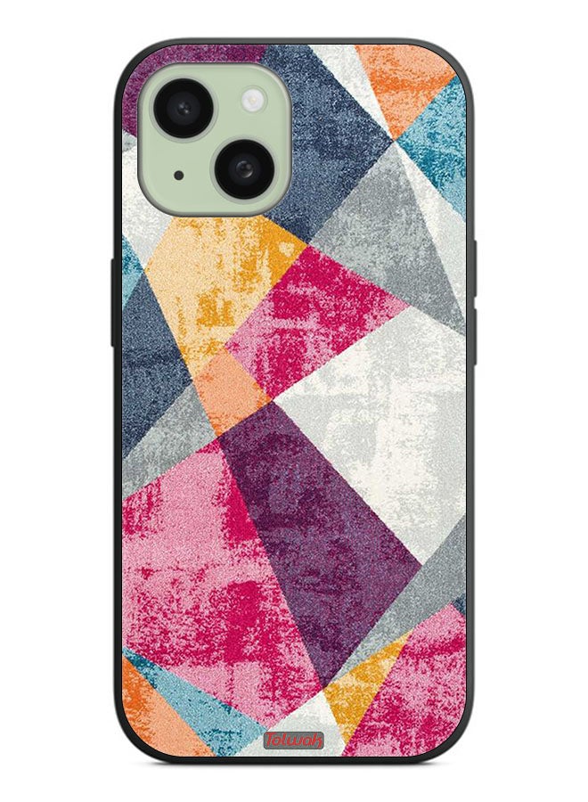 Tolwak Apple iPhone 15 Protective Case Cover Paint Pattern - Image 2