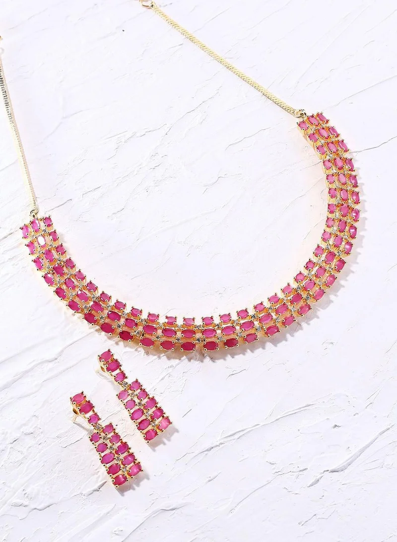 Priyaasi Stone Studded Jewellery Set