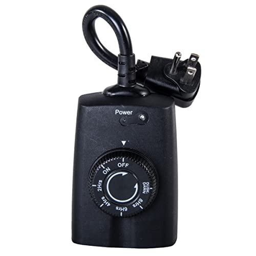 NSI تايمر ميكانيكي خارجي ثقيل من NSi Industries TORK 652B يعمل بجهد 15 أمبير مع مستشعر ضوئي/مفعل بالضوء مع سلك بطول 6.5 بوصة - متوافق مع المصابيح المتوهجة/المضغوطة الفلورية/LED - مثالي لتزيين عيد الهالوين - Image 5