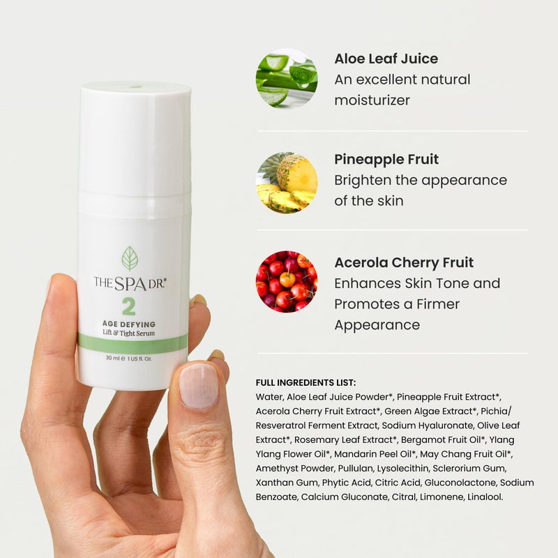 The Spa Dr. Skin Care - Antioxidant Serum - Anti Aging Skin Care - 30 Day Supply - Safe For All Skin Types - Perfectly pH Balanced - Organic Skin Care - Step 2 Nourish - 30 ML / 1 Fl. Oz. - Image 4