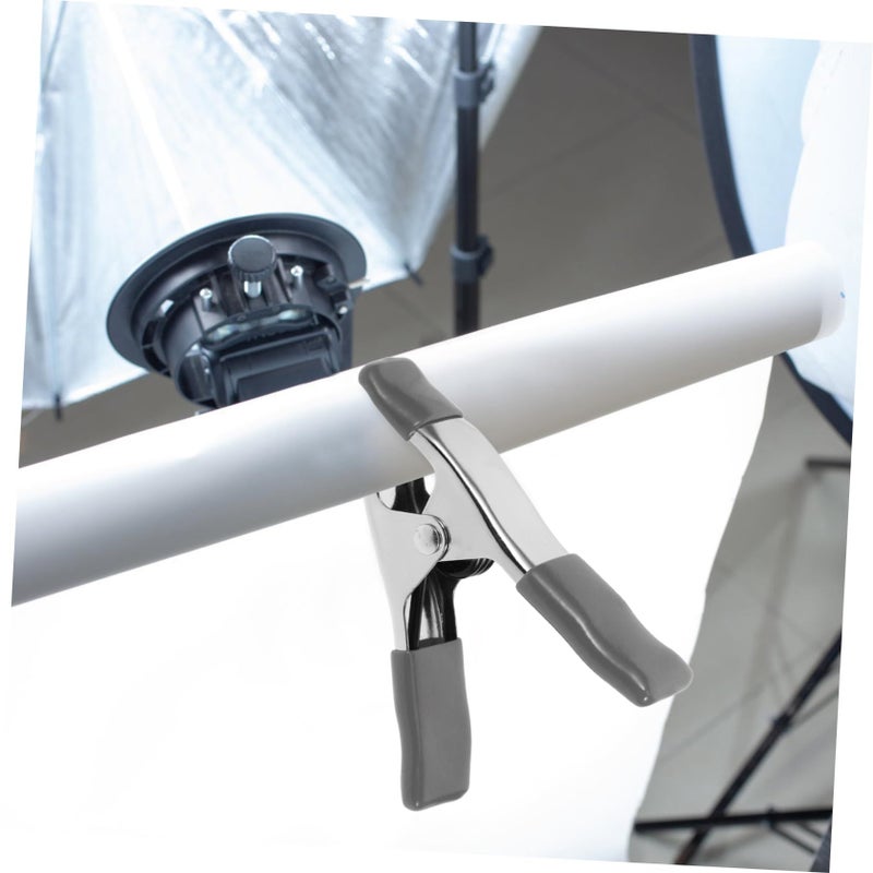 Grey Heavy Duty Backdrop Background Clamps Professional Photography Spring Clips - Image 5
