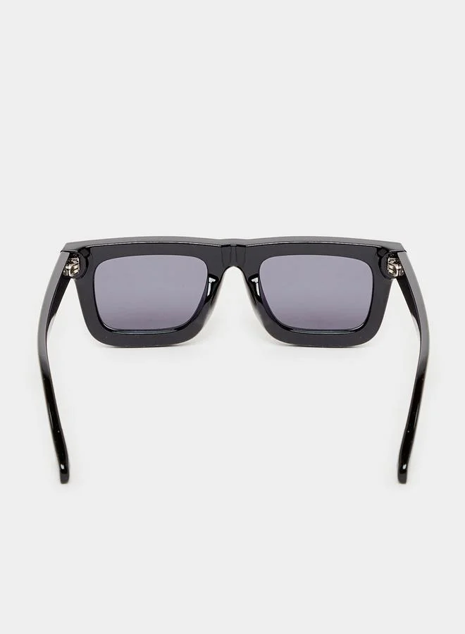 Styli Full Rim Square Frame Sunglasses