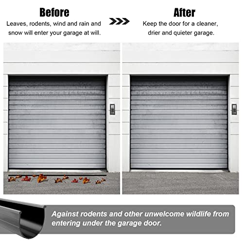 Kscjdg Replacement Wayne Dalton Garage Door Bottom Weather Seal 154448 for Weather Stripping Fit 16 feet Wide Doors (16 feet) - Image 5