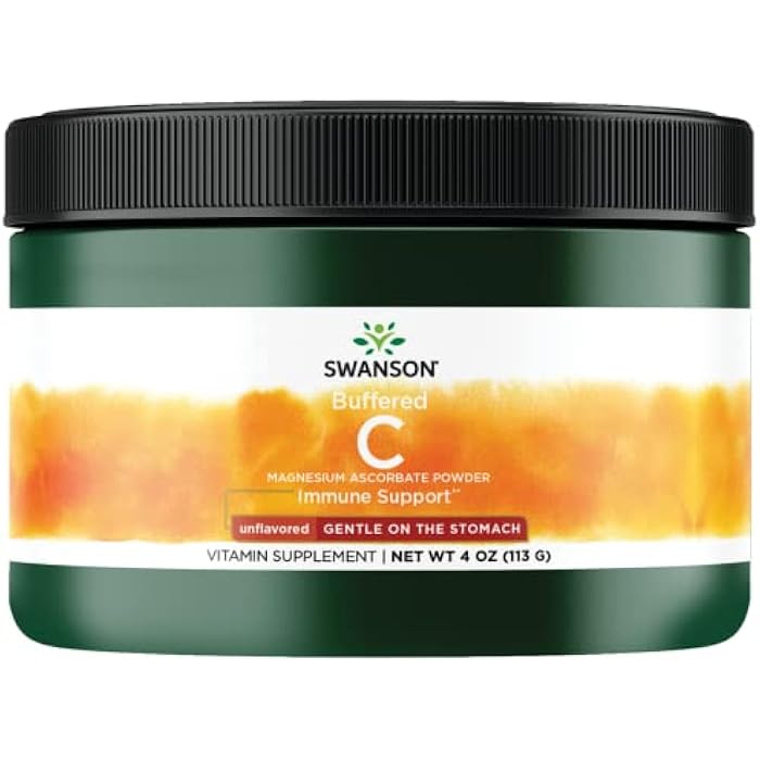 Swanson BUFFERED C MAG ASCORBATE UNFL 4OZ - Image 1