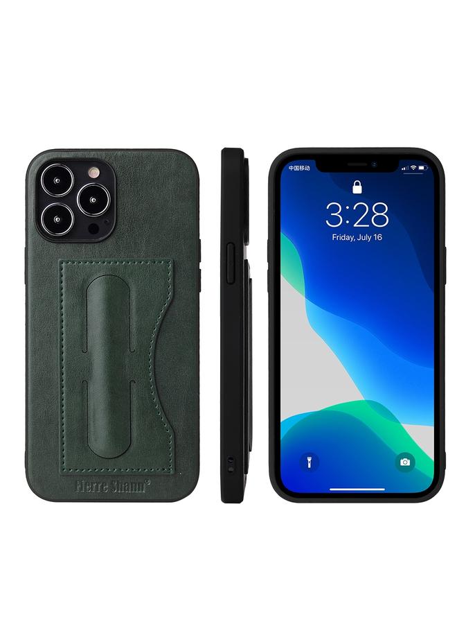 The Bros Case For iPhone 13 mini Fierre Shann Full Coverage Protective Leather Case with Holder & Card Slot