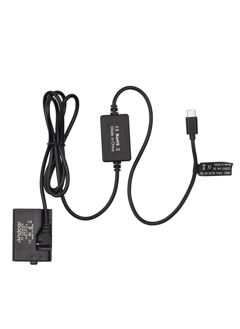 ANDOER - Andoer PD USB Type-C Dummy Battery DC Coupler - Image 1