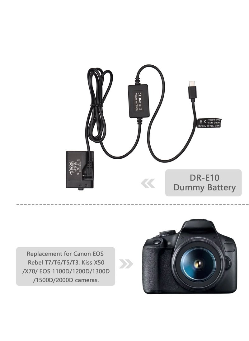 ANDOER - Andoer PD USB Type-C Dummy Battery DC Coupler - Image 1